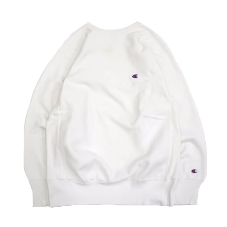 90's CHAMPION RW SWEAT Solid White XLサイズ USA製