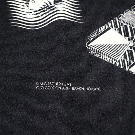 90's ANDAZIA "M.C. Escher Multi" LS Tシャツ Lサイズ USA製