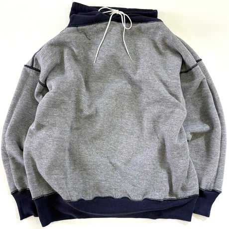 80's Russell "W face" "Flocky Print" Sweat Parka USA製 (fits XL)