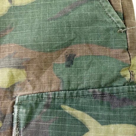 60's US ARMY "ERDL" Jungle Fatigue Pants Medium Regular