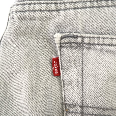 "Rare Color" 90's Levi's 501 "先染め" Grey Denim Pants W33 USA製