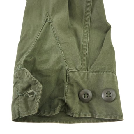 60's US ARMY "Non Rip" "3rd" Jungle Fatigue Jacket Small Regular