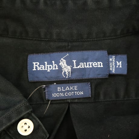 90's Ralph Lauren "Solid Black" BD Shirt Mサイズ