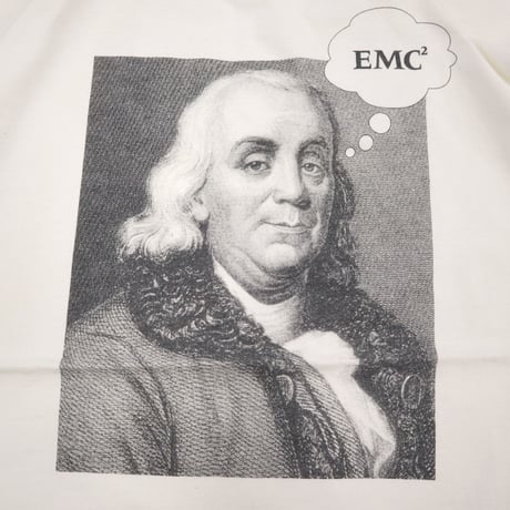 90'～00's DELTA "Benjamin Franklin" 両面 プリント Tシャツ XLサイズ