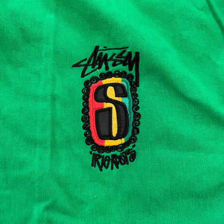 90s～ OLD STUSSY "IRIE ROOTS" Full Zip Jacket