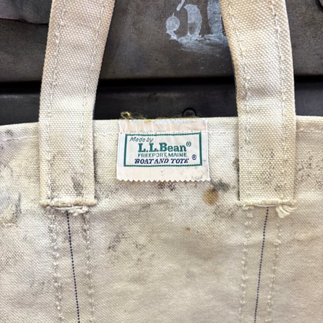 "Large" 80's L.L. Bean "ギザタグ" BOAT AND TOTE Canvas Bag