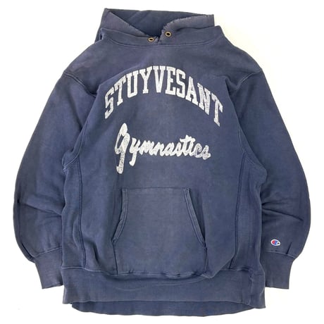 80's CHAMPION RW SWEAT PARKA "STUYVESANT～" XLサイズ USA製