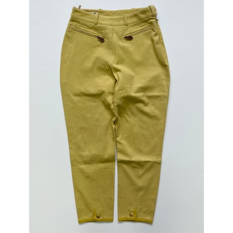 "Women's Size" HERMES Cotton × Spandex Pants FRANCE製
