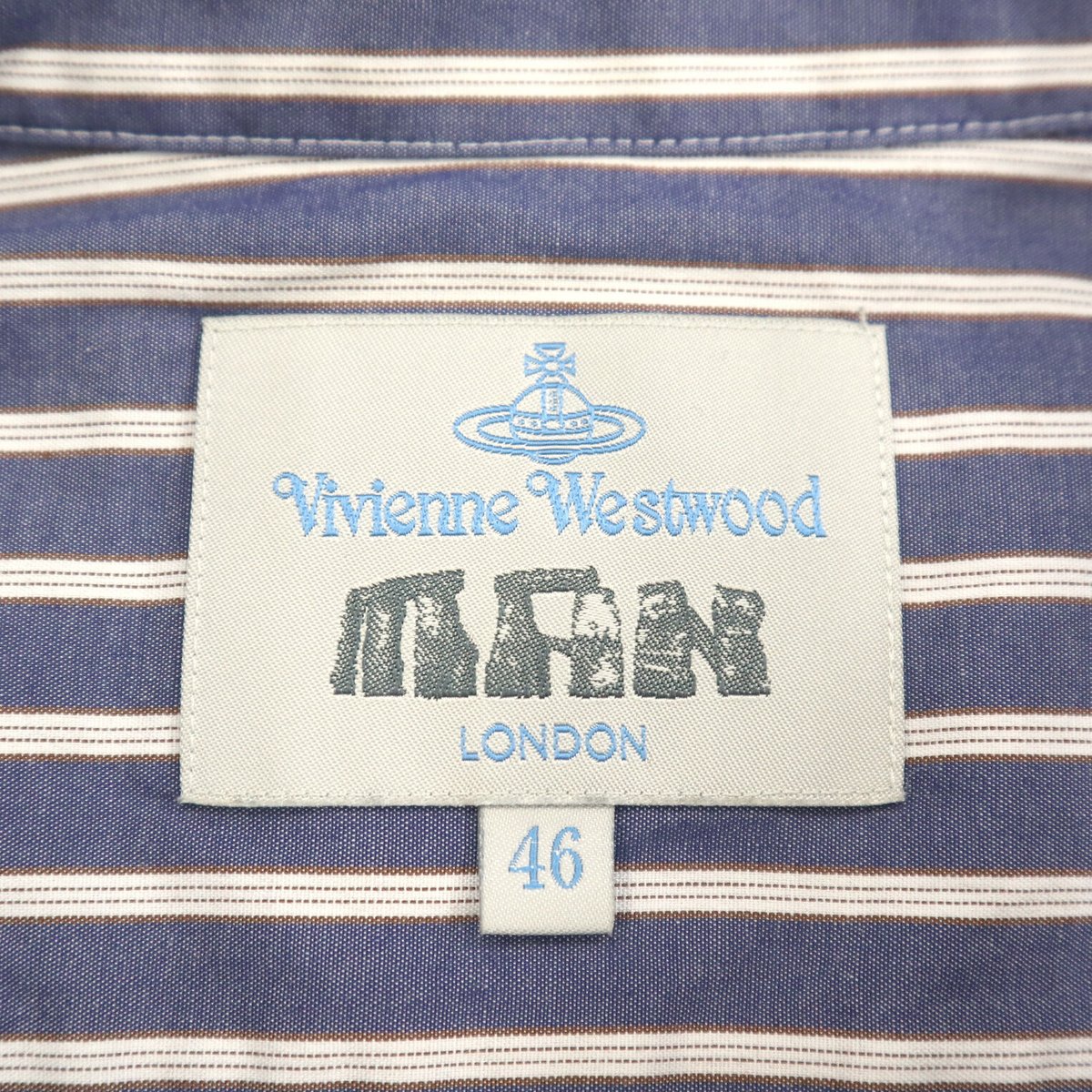 Vivienne Westwood MAN コットン ストライプ シャツ 46サイズ | Da...