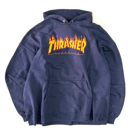 00's Thrasher "Flame Logo" Sweat Parka