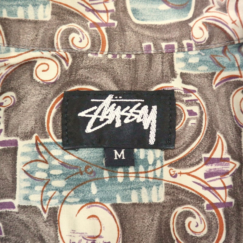 80's OLD STUSSY 総柄 半袖 シャツ Mサイズ USA製 | Daniel