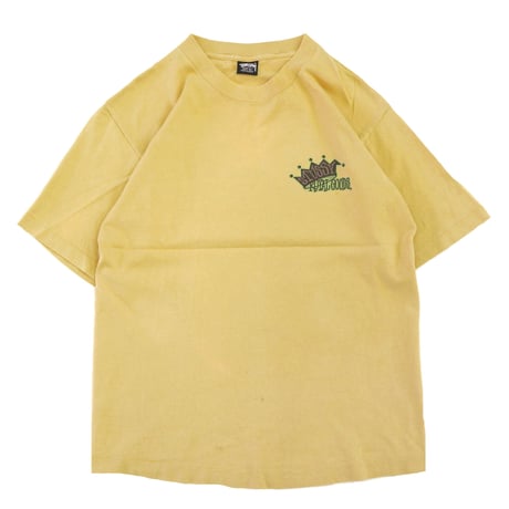 80's～90's OLD STUSSY 黒タグ "Royal Goods" Tシャツ Lサイズ USA製