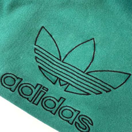 "Rare Color" 90's Adidas "Embroidery Trefoil" Sweat Parka Lサイズ USA製