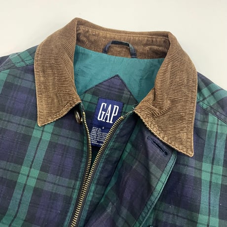 90's OLD GAP Cotton Check Coat