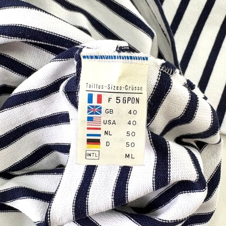 "Good Condition" Saint James "Ouessant" Border Shirt MLサイズ FRANCE製