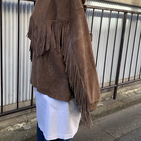 90's～ HOUSTON Suede Leather Jacket