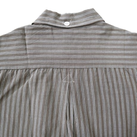50's Hadson 3点留め マルチストライプ LS シャツ Mサイズ