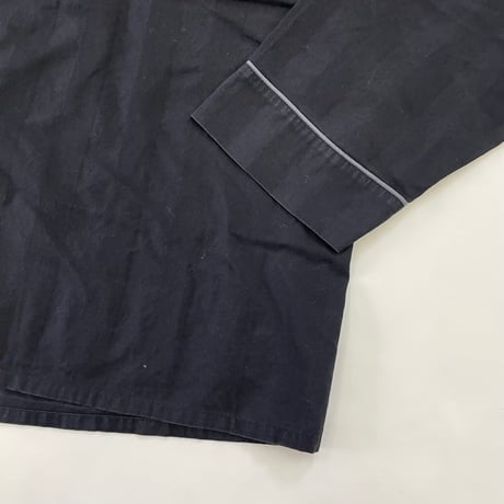 90's～00's unknown "Black Stripe" Pajama Shirt