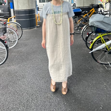 90's～ Jackies John Linen Long Skirt USA製