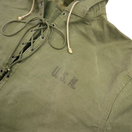 40's US NAVY Deck Rain Parka Mサイズ