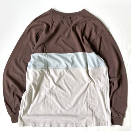 90's OLD STUSSY 紺タグ Border LS Tee Lサイズ USA製