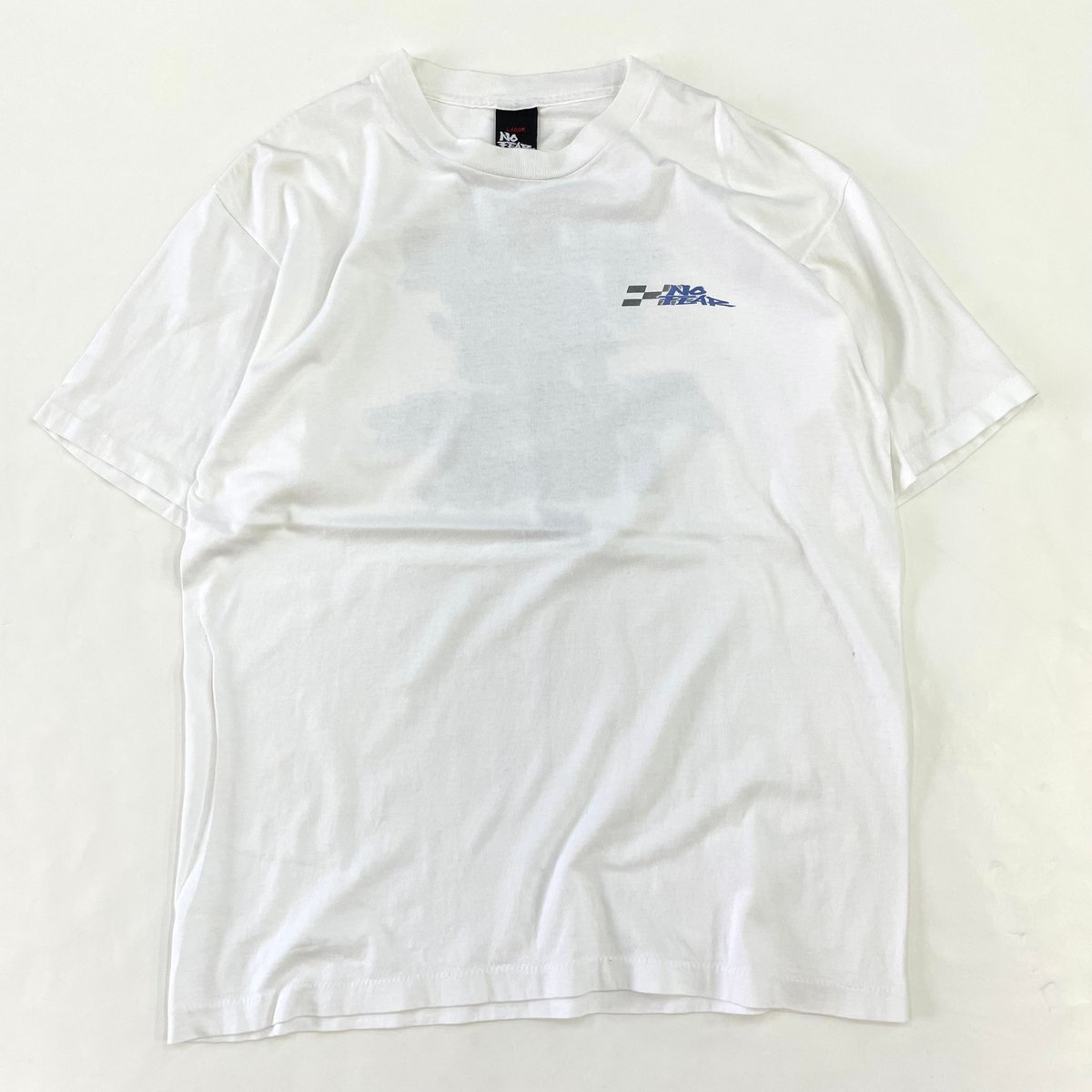 NO FEAR 90sビンテージ 両面プリントロンT USA製 白 XL NO FEAR 90sビンテージ 両面プリントロンT USA製 白 XL トップス