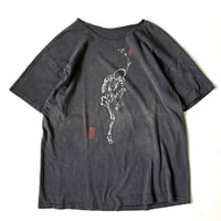 "Cut Off" ～90's unknown "田能村直入" "髑髏" Tシャツ