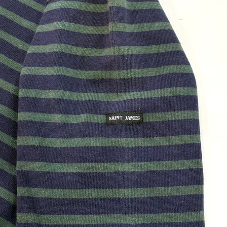 Saint James "Ouessant" Border Shirt FRANCE製 (fits ML)