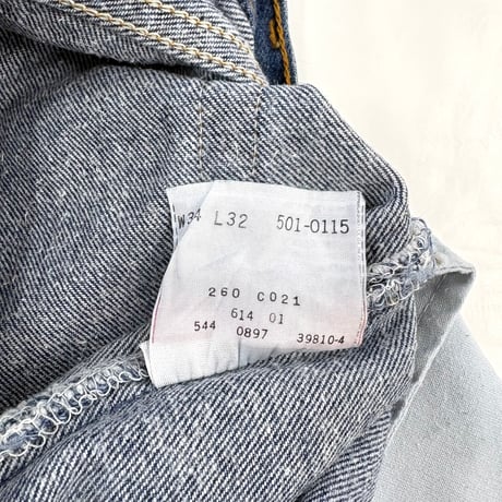90's Levi's 501 "Cut Off" Denim Short Pants W34 USA製