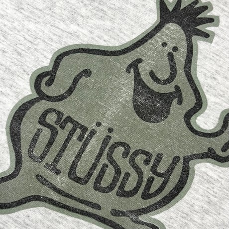 80's～90's OLD STUSSY 黒タグ "Mr.Blob" XLサイズ USA製
