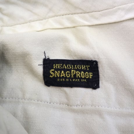 50's～60's Head Light "Cut Off" Work Pants
