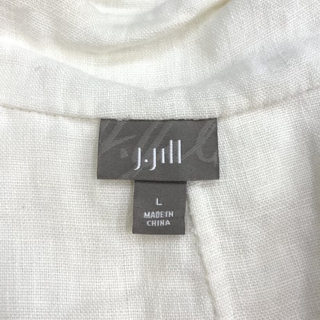 j.jill No Sleeve Linen Jacket
