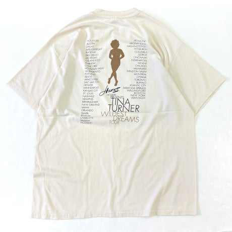 90's Hanes "Tina Turner" "両面" Tシャツ XLサイズ