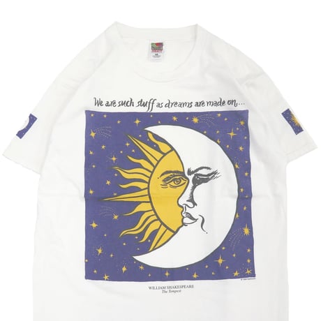 90's Fruit of the loom "William Shakespeare" アート プリント Tシャツ XLサイズ