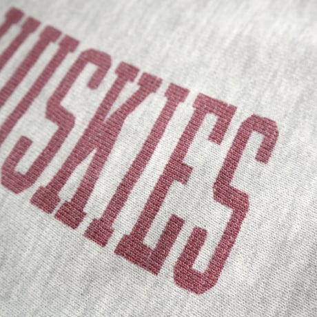 80's CHAMPION RW SWEAT PARKA "NORTHEASTERN～" 染み込み プリント XLサイズ USA製