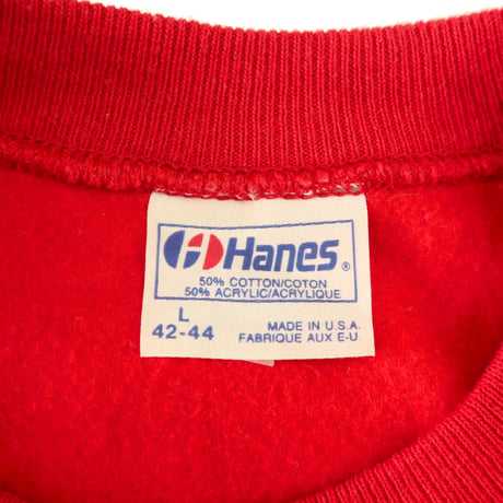 80's～ Hanes Solid Sweat Lサイズ USA製
