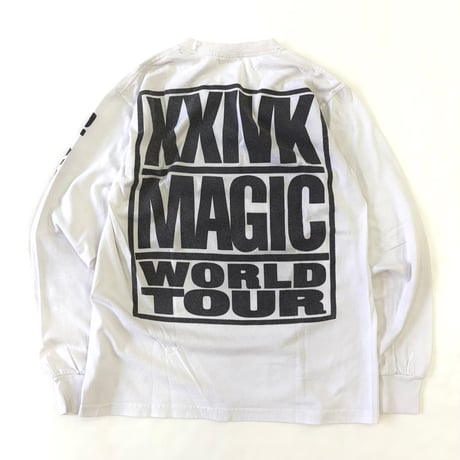 00's Bruno Mars "XXIVK Magic" "3面" LS Tシャツ Sサイズ