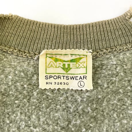 "Super Fade" 60's～ ARTEX "Rockhurst College" SS Flocky Sweat