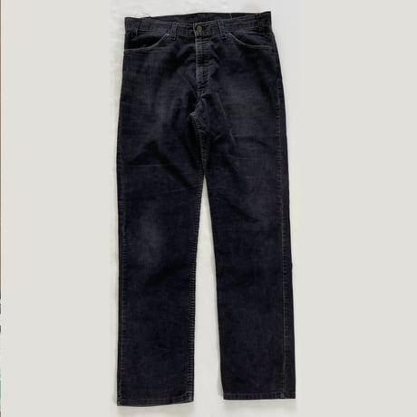 90's Levi's 519 "1558 Black" Corduroy Pants W36 USA製