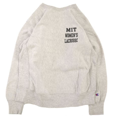 80's CHAMPION RW SWEAT "MIT" 両面 プリント Grey Lサイズ USA製