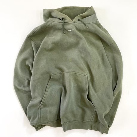 "Rare Color" 90's NIKE "Small Center Swoosh" Sweat Parka XLサイズ USA製