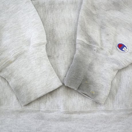 90's CHAMPION RW SWEAT PARKA "WISCONSIN 22" Grey Lサイズ USA製