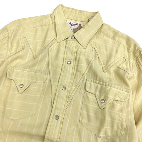 70'～80's Panhandle Slim Rayon Western Shirt (Fits S)