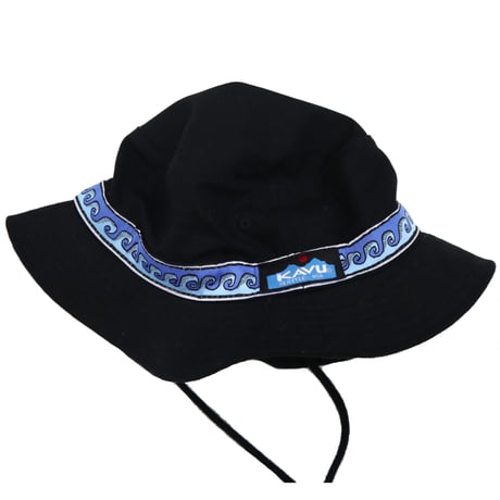 未使用品 15ss STUSSY×KAVU Strap Bucket Hat BLACK