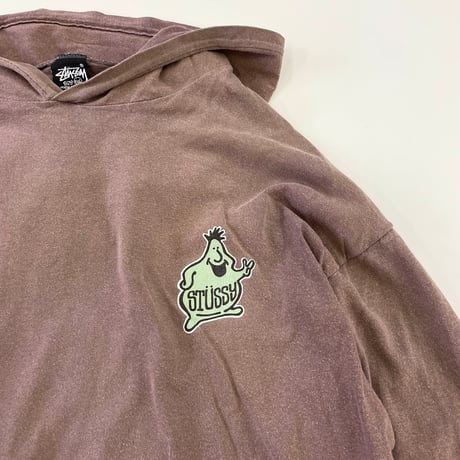 "Good Fade" 80's～90's OLD STUSSY 黒タグ "Mr.Blob" "T-Parka" XXLサイズ USA製