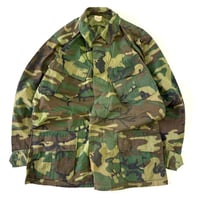 "Good Size" 60’s US ARMY "Mix Leaf Camo" Jungle Fatigue Jacket Medium Short
