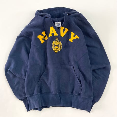 90's～ The Cotton Exchange "NAVY" "Reverse Type" Sweat Parka XLサイズ USA製