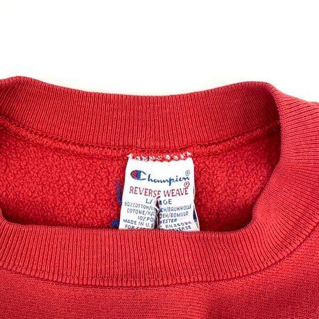 90's CHAMPION RW SWEAT "目刺繍" "OHIO STATE" Lサイズ USA製