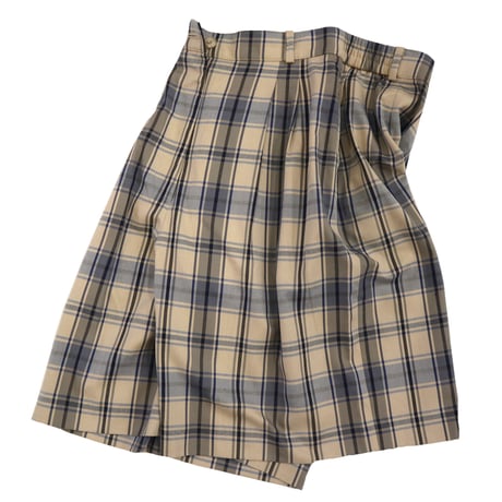 "Women's" ～90's DAKS LONDON 2tuck Check Culottes