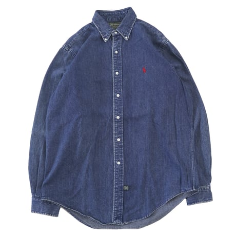 ～90's Polo Conutry Denim Shirt Lサイズ